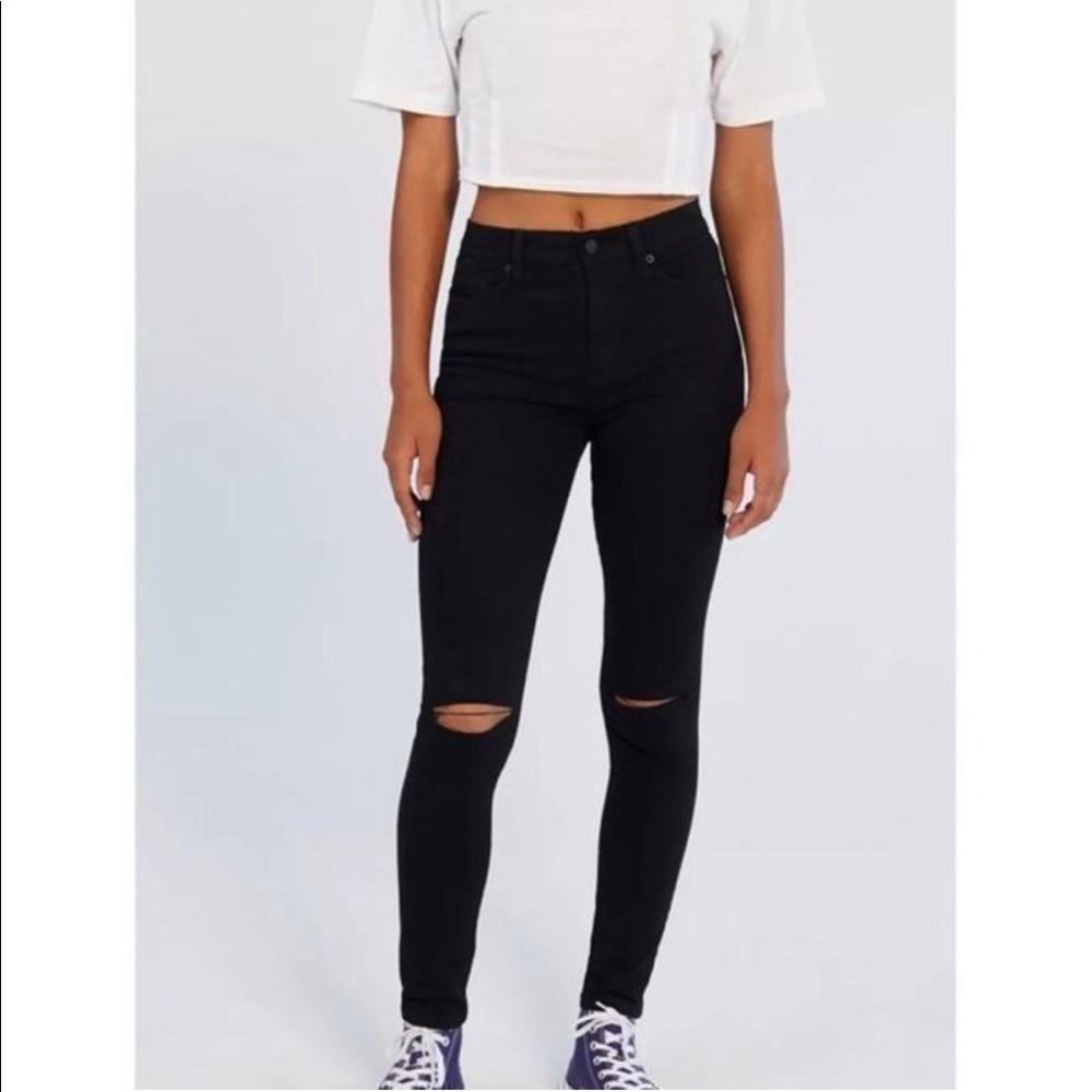 BDG - Urban Outfitters Black Twig Rip Skinny Jeans